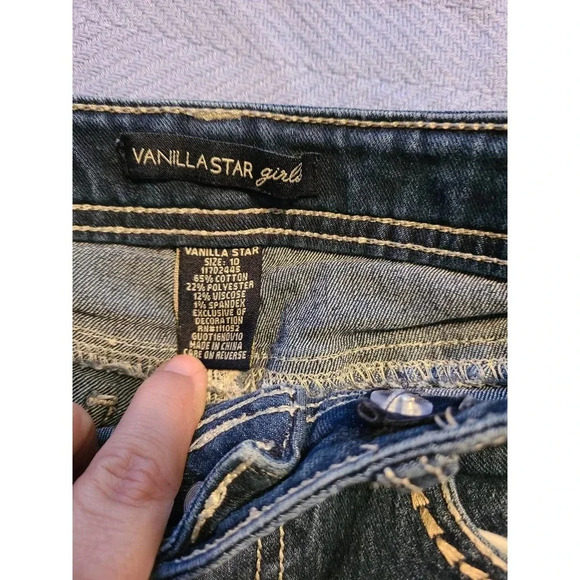 Lot of 3 Shorts & Skirt Girls Size 10 Denim Regular Fit Cotton Blend (KK2) - Picture 6 of 11